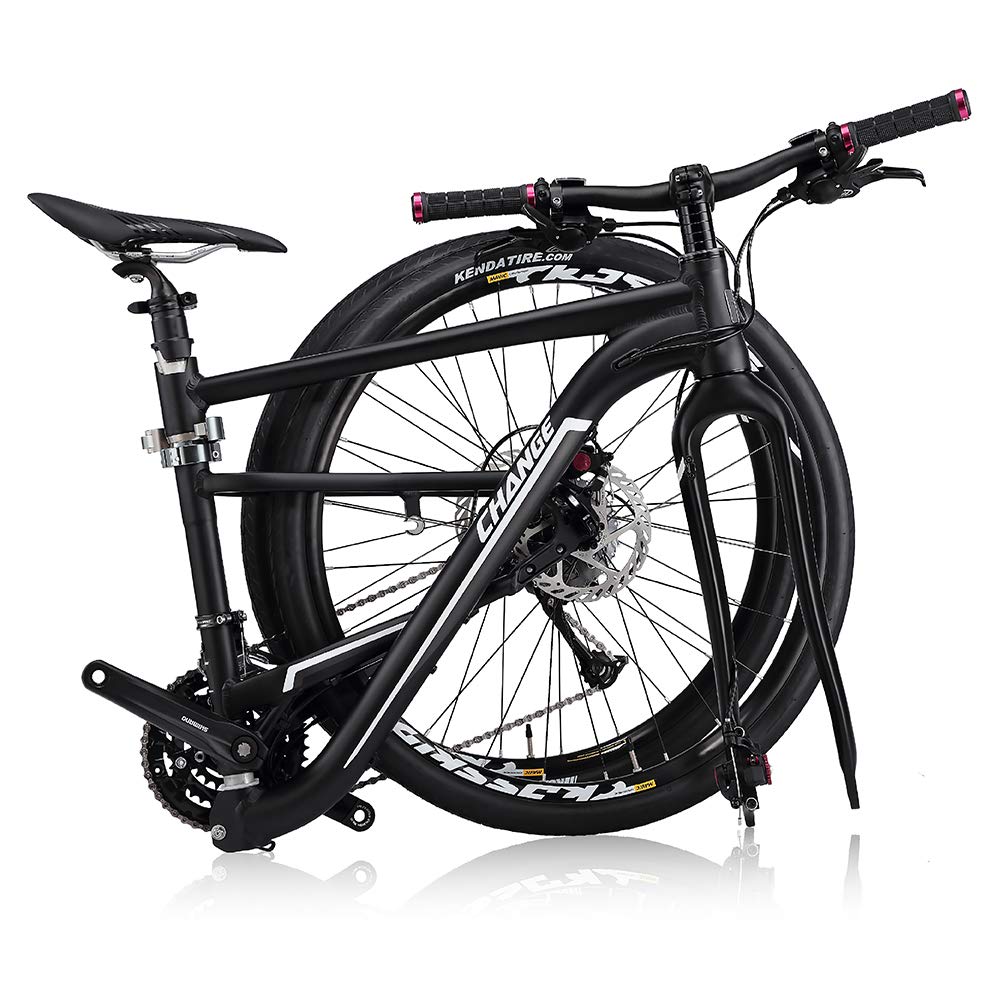 折りたたみ自転車 Amazon | Change 27.5 インチ軽量フルサイズハイブリッド 折りたたみ